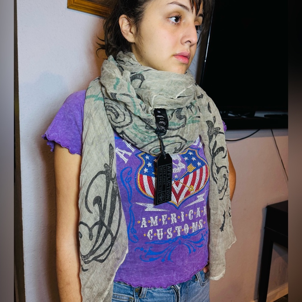 Affliction Giant Unisex Scarf
